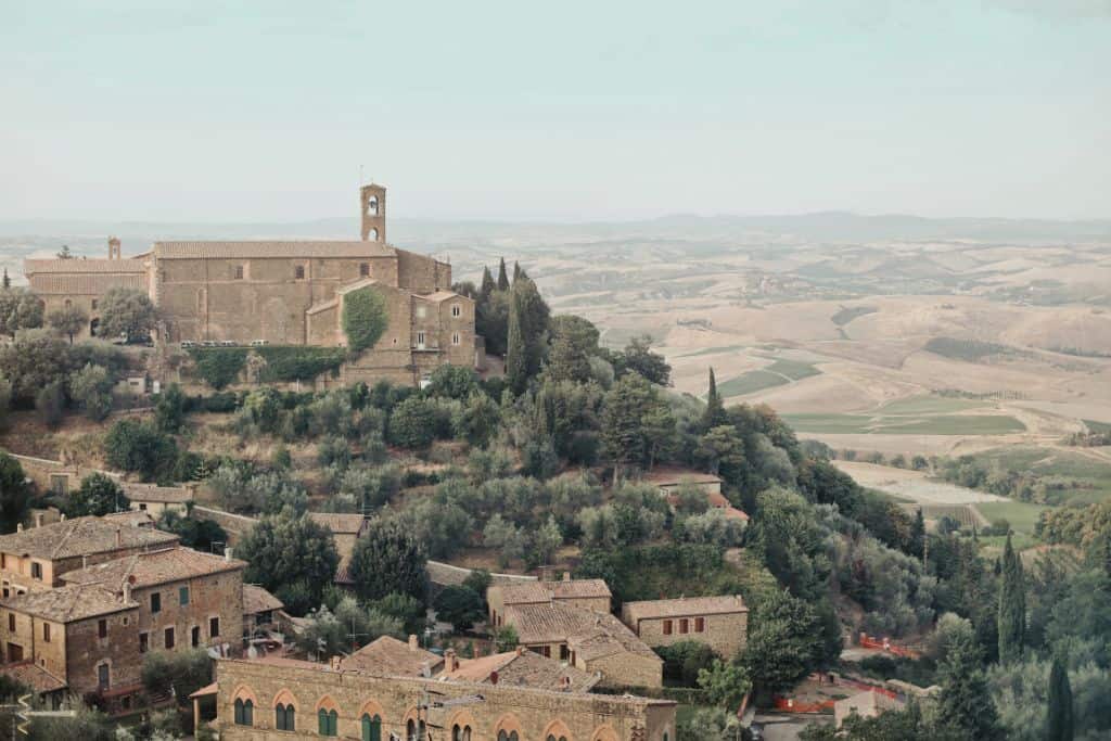 montalcino, one of tuscany's hill towns