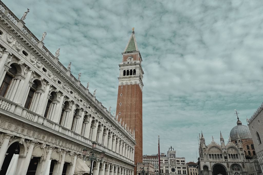 the bell tower in st. mark's square