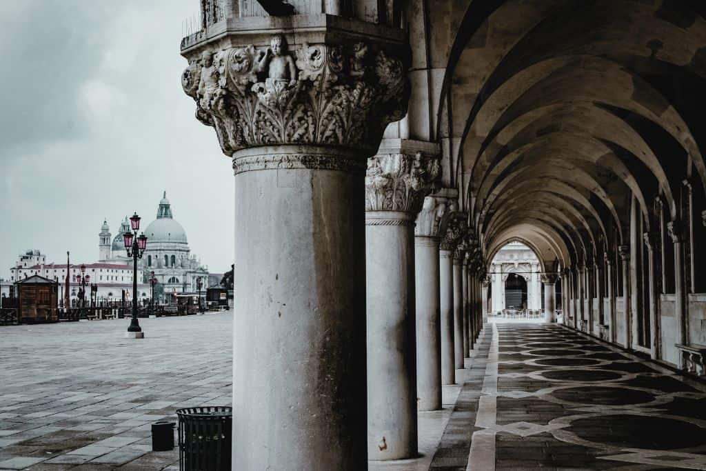 entrance to the doge's palace