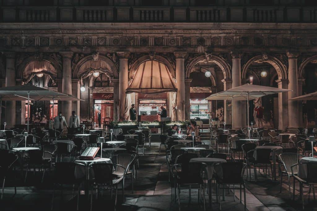 cafe in st. mark's square